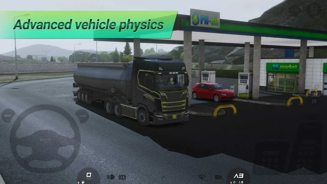 Скачать взломанную Truckers of Europe 3 (Тракеры Европы 3)  [МОД Mega Pack] — последняя версия apk на Андроид screen 4