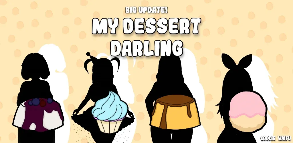 Взломанная Cookie Waifu: Dessert Darling (Куки Вайфу)  [МОД Mega Pack] — последняя версия apk на Андроид screen 1