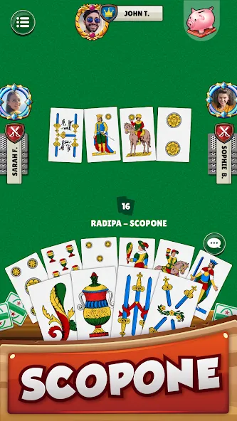 Скачать взлом Scopa — Italian Card Game (Скопа)  [МОД Бесконечные монеты] — последняя версия apk на Андроид screen 4