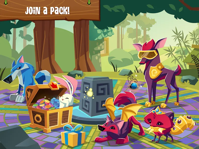 Скачать взлом Animal Jam (Анимал Джем)  [МОД Бесконечные монеты] — последняя версия apk на Андроид screen 2