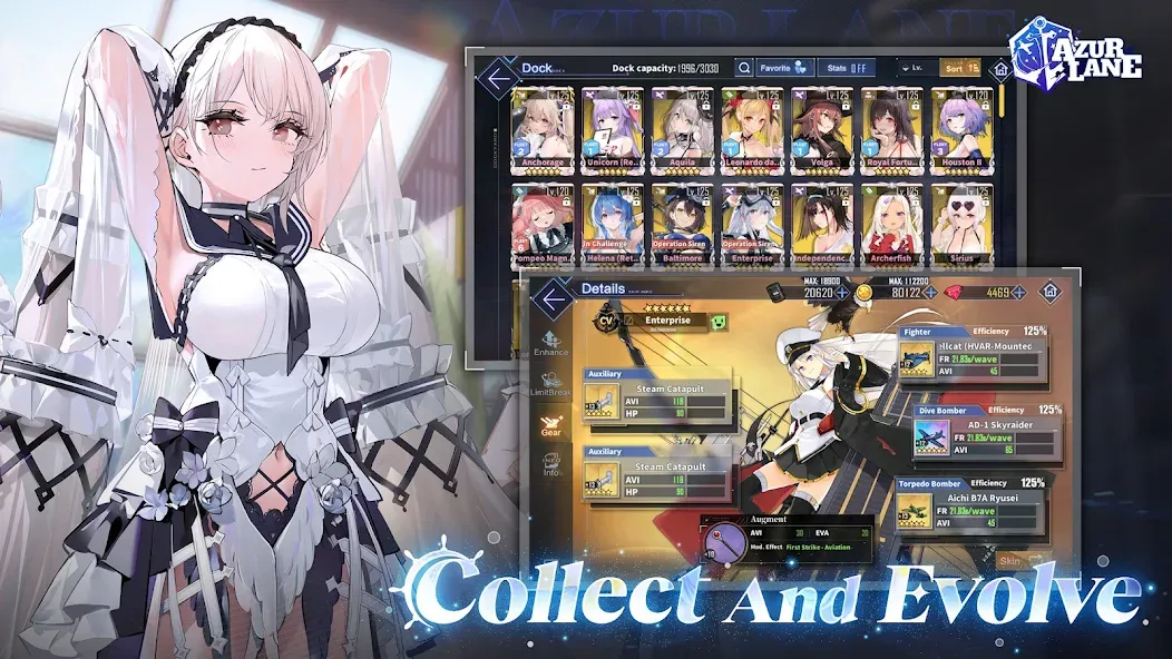 Взлом Azur Lane (Азур Лейн)  [МОД Бесконечные деньги] — полная версия apk на Андроид screen 2