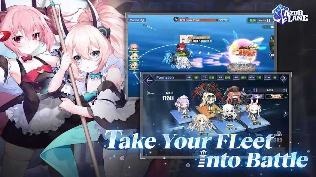 Взлом Azur Lane (Азур Лейн)  [МОД Бесконечные деньги] — полная версия apk на Андроид screen 3