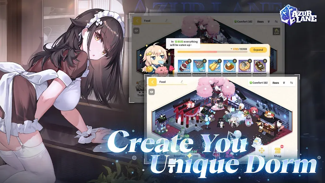 Взлом Azur Lane (Азур Лейн)  [МОД Бесконечные деньги] — полная версия apk на Андроид screen 4