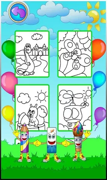 Скачать взлом Coloring pages  [МОД Бесконечные деньги] — последняя версия apk на Андроид screen 2