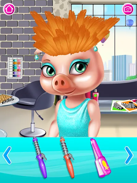 Взломанная Beauty salon: hair salon  [МОД Меню] — последняя версия apk на Андроид screen 3