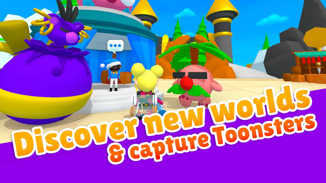 Скачать взлом Toonsters: Crossing Worlds (Тунстерс)  [МОД Menu] — полная версия apk на Андроид screen 2