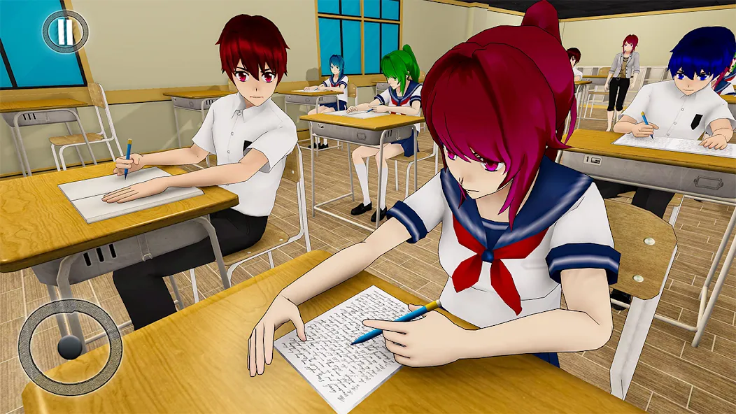 Взломанная Anime Girl School Teacher 3D  [МОД Меню] — последняя версия apk на Андроид screen 1