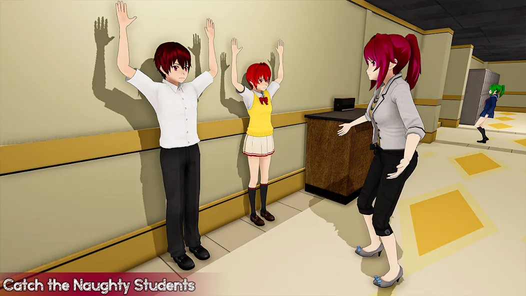 Взломанная Anime Girl School Teacher 3D  [МОД Меню] — последняя версия apk на Андроид screen 3