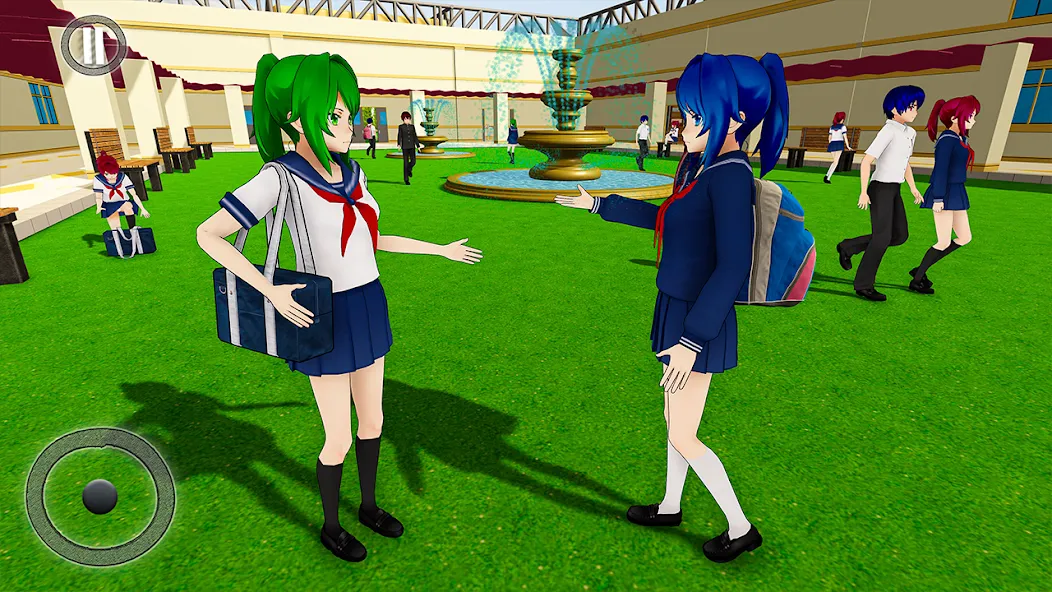 Взломанная Anime Girl School Teacher 3D  [МОД Меню] — последняя версия apk на Андроид screen 4