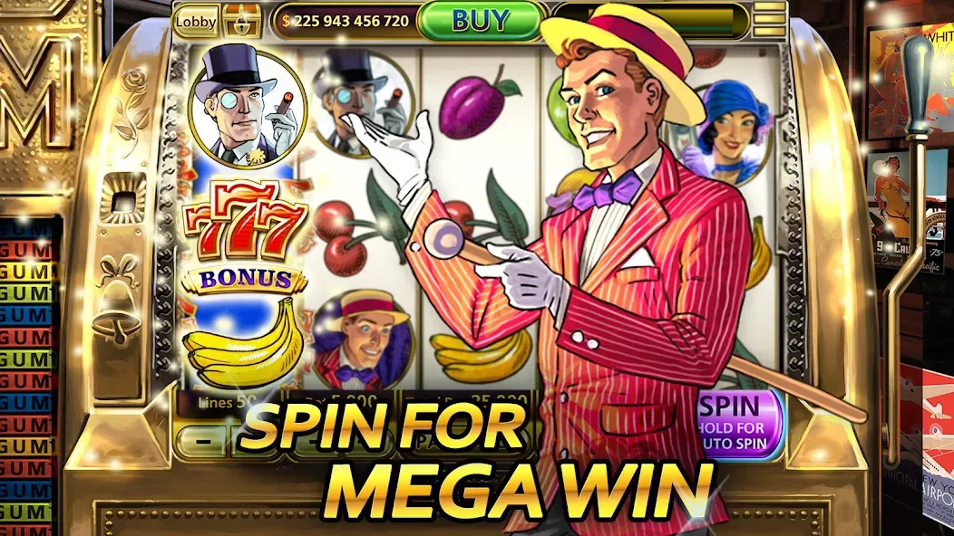 Скачать взлом Vegas Casino — Slot Machines (Вегас Казино)  [МОД Много монет] — последняя версия apk на Андроид screen 5