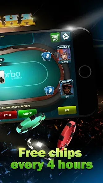 Взломанная Live Poker Tables–Texas holdem  [МОД Много денег] — стабильная версия apk на Андроид screen 4