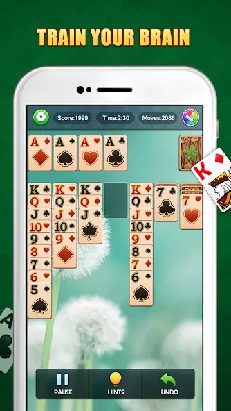 Взломанная Solitaire Puzzle : Card Jigsaw (Солитер головоломка)  [МОД Много денег] — полная версия apk на Андроид screen 3