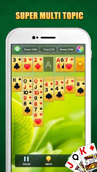 Взломанная Solitaire Puzzle : Card Jigsaw (Солитер головоломка)  [МОД Много денег] — полная версия apk на Андроид screen 4