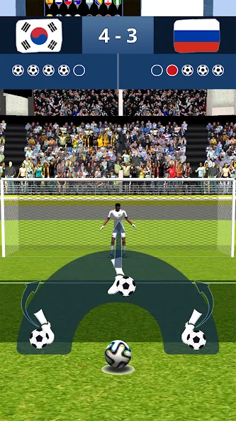 Взломанная Final Shoot: Penalty-Shootout  [МОД Бесконечные монеты] — стабильная версия apk на Андроид screen 1