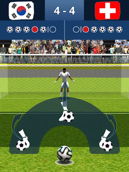 Взломанная Final Shoot: Penalty-Shootout  [МОД Бесконечные монеты] — стабильная версия apk на Андроид screen 5