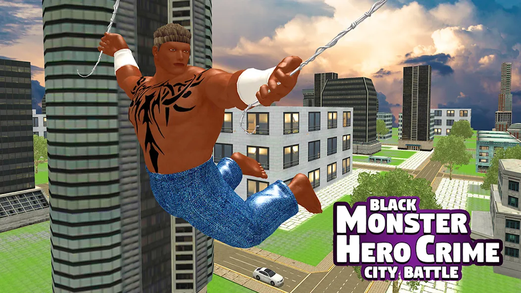 Взломанная Black Monster Hero City Battle  [МОД Unlocked] — последняя версия apk на Андроид screen 4