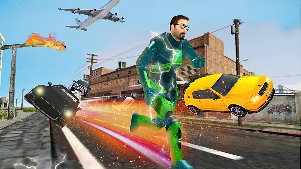 Взломанная Light Superhero Speed Hero  [МОД Много монет] — стабильная версия apk на Андроид screen 2