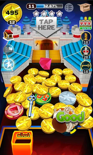 Взлом AE Coin Mania : Arcade Fun (Эй Это Мания Монет)  [МОД Mega Pack] — стабильная версия apk на Андроид screen 3