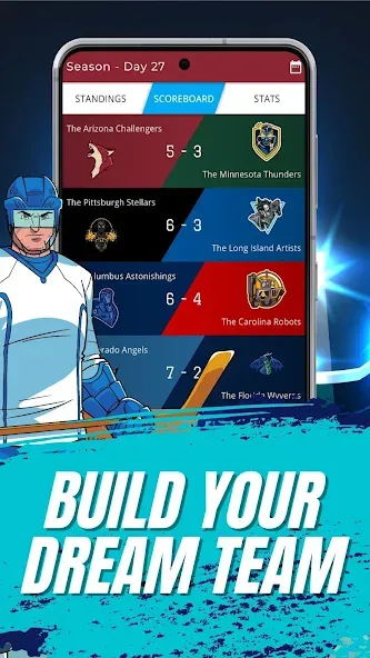 Взломанная Astonishing Hockey Manager (Астонишинг Хоккей Менеджер)  [МОД Меню] — последняя версия apk на Андроид screen 2