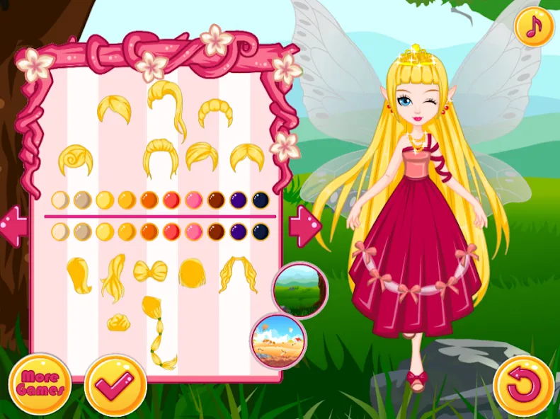 Взломанная Fairy Dress Up — Girls Games  [МОД Unlimited Money] — последняя версия apk на Андроид screen 1