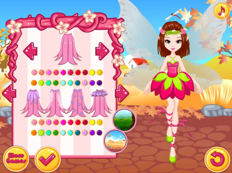 Взломанная Fairy Dress Up — Girls Games  [МОД Unlimited Money] — последняя версия apk на Андроид screen 4