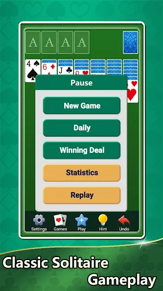 Взломанная Aged Solitaire Collection  [МОД Unlimited Money] — последняя версия apk на Андроид screen 2