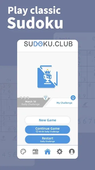 Взломанная AGED Sudoku (Эйджд Судоку)  [МОД Unlocked] — полная версия apk на Андроид screen 1