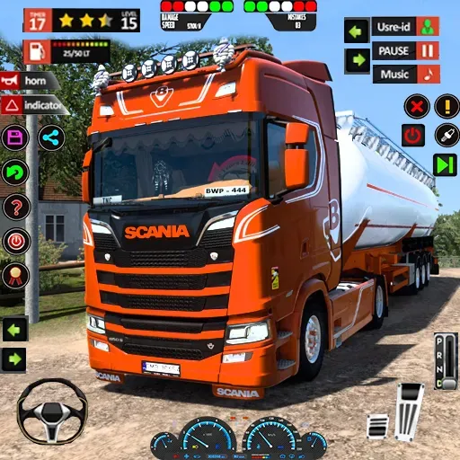 Взломанная Oil Tanker Transport Simulator  [МОД Все открыто] — стабильная версия apk на Андроид screen 1