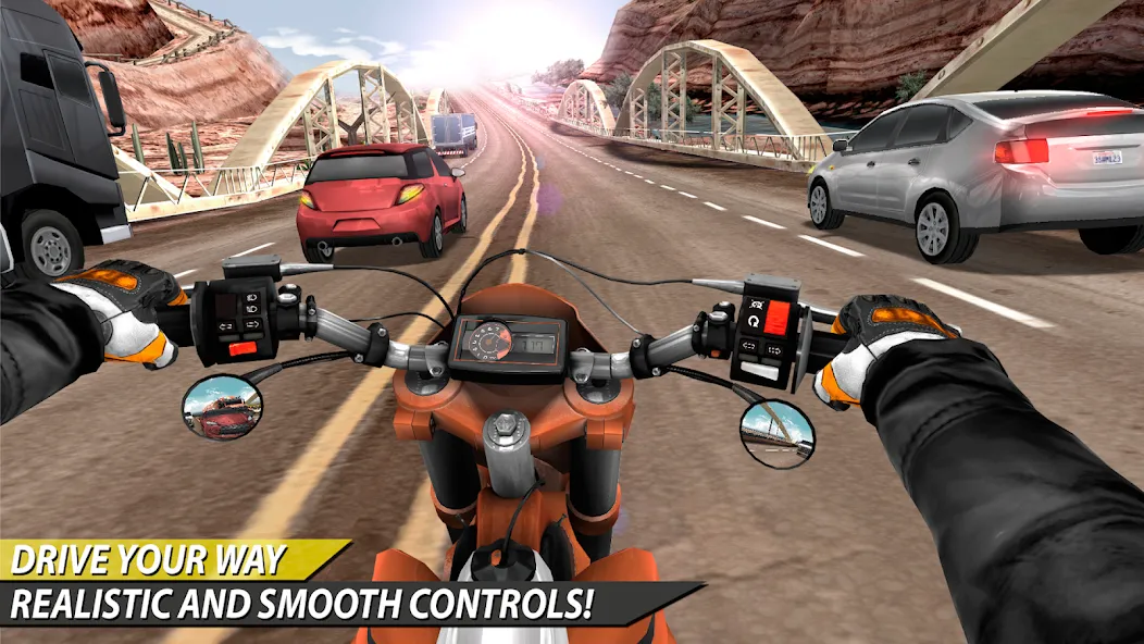 Взломанная Moto Rider In Traffic (Мото Райдер в Трафике)  [МОД Unlimited Money] — стабильная версия apk на Андроид screen 3