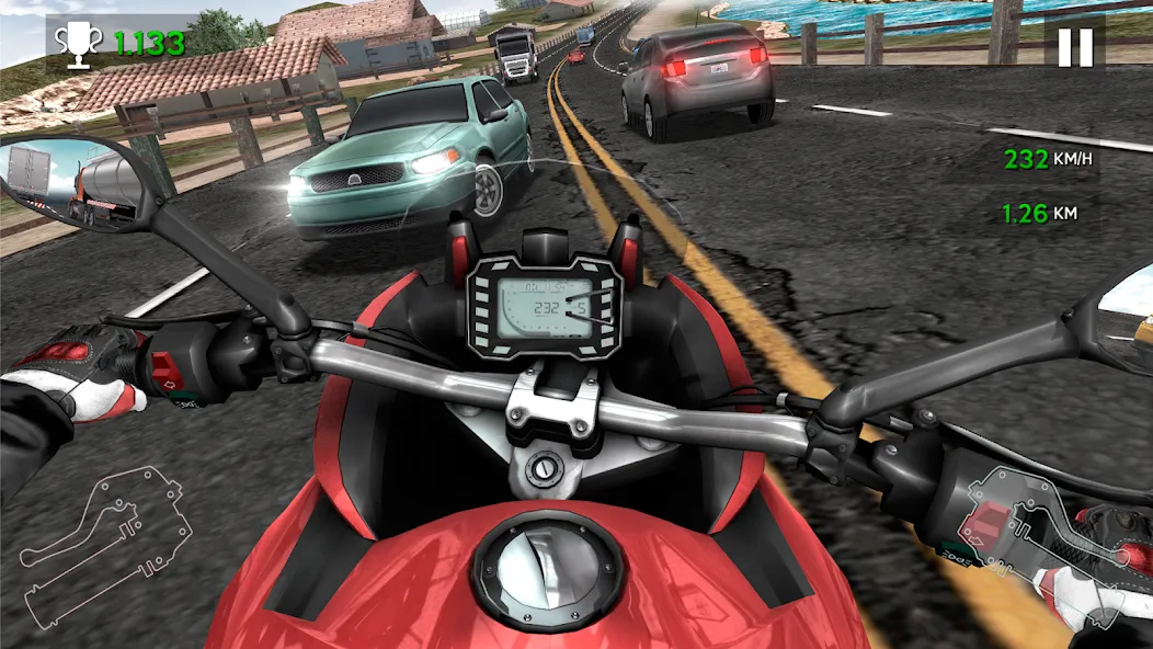 Взломанная Moto Rider In Traffic (Мото Райдер в Трафике)  [МОД Unlimited Money] — стабильная версия apk на Андроид screen 5