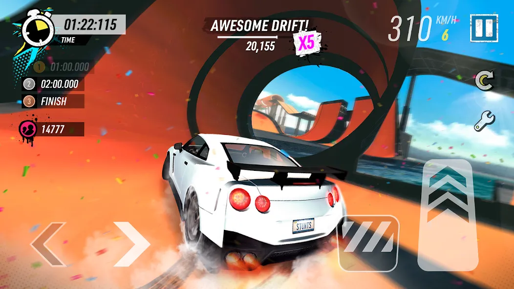 Взлом Car Stunt Races: Mega Ramps (Кар Стант Рейсы)  [МОД Меню] — последняя версия apk на Андроид screen 1