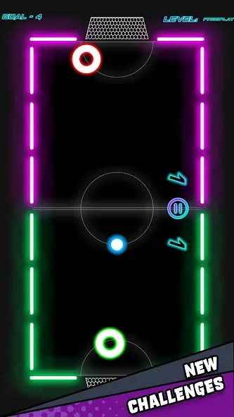 Взлом Air Hockey Glow HD Ultimate 2D (Эйр)  [МОД Unlocked] — полная версия apk на Андроид screen 1