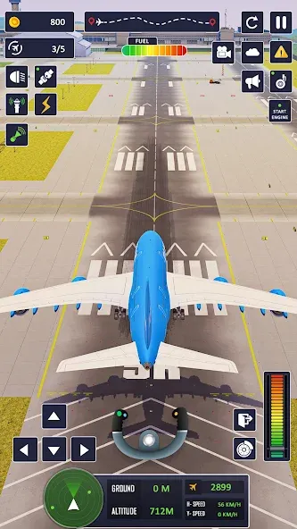 Скачать взлом Airplane Game Flight Simulator  [МОД Все открыто] — последняя версия apk на Андроид screen 2