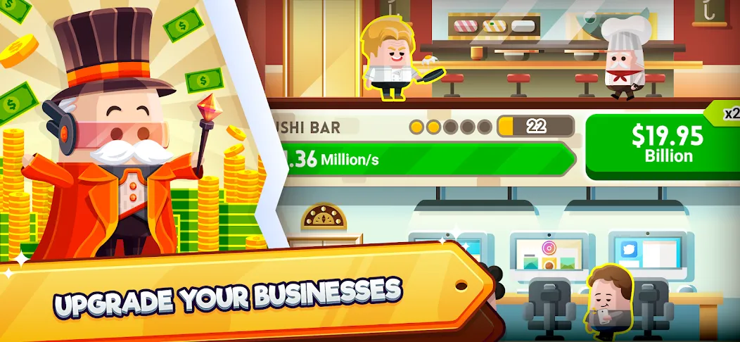 Скачать взлом Cash, Inc. Fame & Fortune Game  [МОД Бесконечные монеты] — последняя версия apk на Андроид screen 3