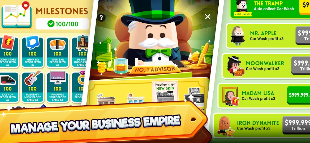 Скачать взлом Cash, Inc. Fame & Fortune Game  [МОД Бесконечные монеты] — последняя версия apk на Андроид screen 4