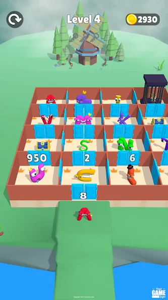 Взломанная Alphabet Battle: Room Maze (Алфавит батл)  [МОД Mega Pack] — последняя версия apk на Андроид screen 2