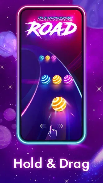 Взломанная Dancing Road: Color Ball Run! (Дансинг Роад)  [МОД Много монет] — стабильная версия apk на Андроид screen 3