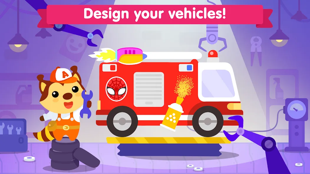 Взломанная Car games for kids & toddler  [МОД Unlocked] — стабильная версия apk на Андроид screen 2