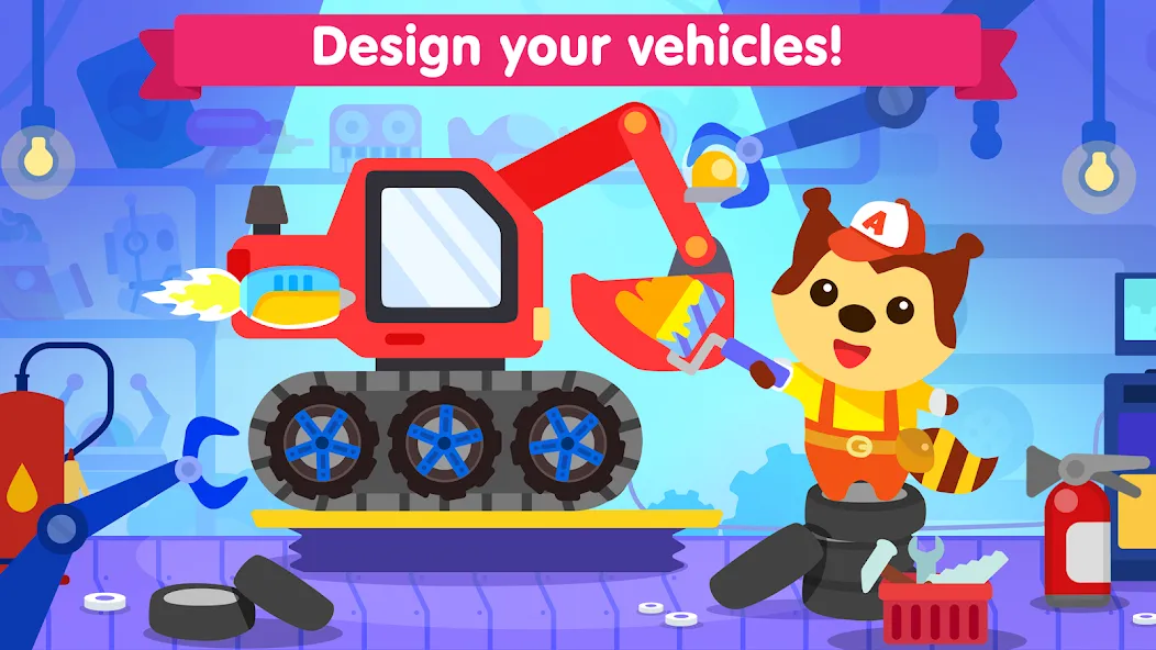 Скачать взлом Car games for toddlers & kids  [МОД Menu] — полная версия apk на Андроид screen 1