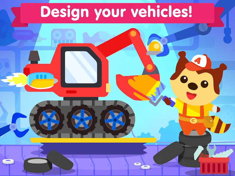 Скачать взлом Car games for toddlers & kids  [МОД Menu] — полная версия apk на Андроид screen 4