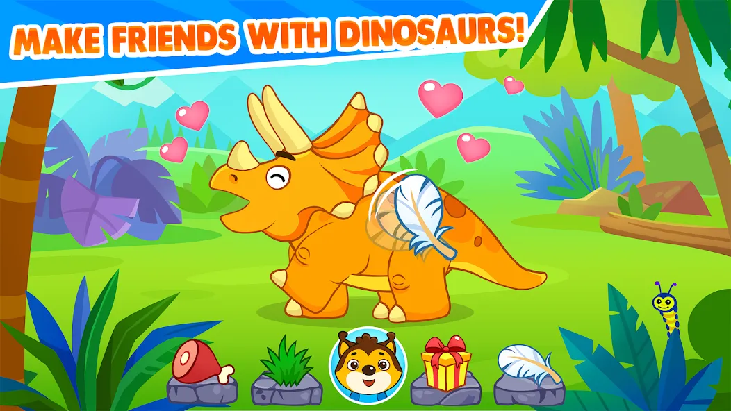 Скачать взлом Dinosaur games for toddlers  [МОД Все открыто] — стабильная версия apk на Андроид screen 4