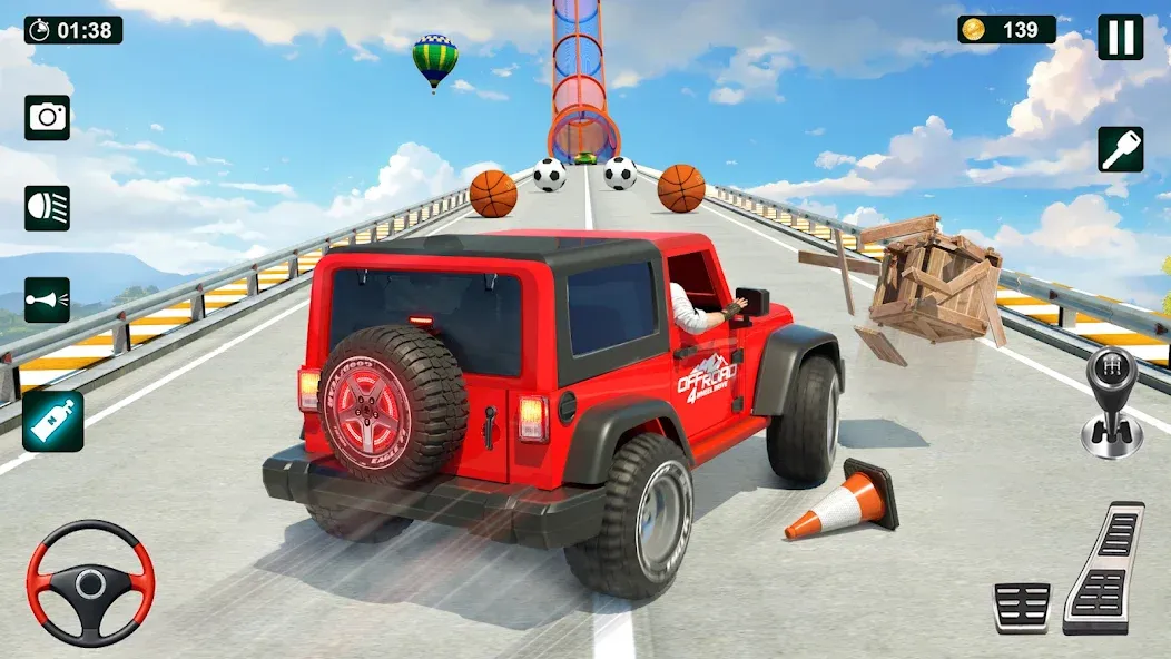 Скачать взлом GT Car Stunt 3D: Ramp Car Game  [МОД Бесконечные деньги] — стабильная версия apk на Андроид screen 3