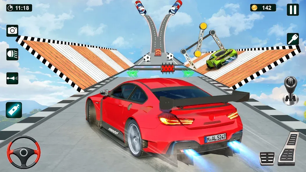 Скачать взлом GT Car Stunt 3D: Ramp Car Game  [МОД Бесконечные деньги] — стабильная версия apk на Андроид screen 4