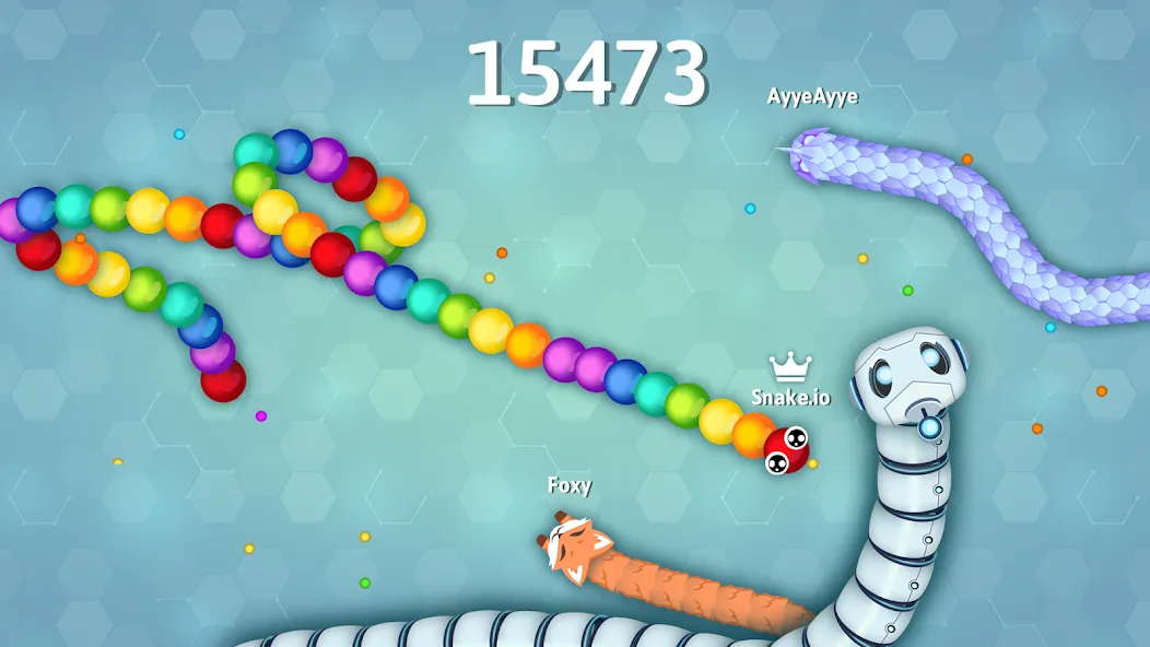 Взлом Snake.io — Fun Snake .io Games  [МОД Много денег] — последняя версия apk на Андроид screen 2