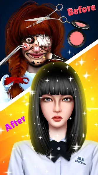 Взломанная Makeup Salon: Makeover ASMR (Мейкап салон)  [МОД Все открыто] — последняя версия apk на Андроид screen 5