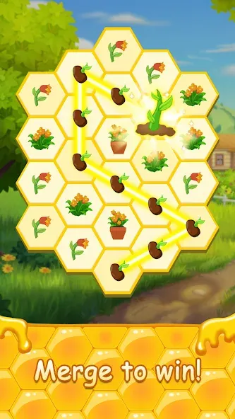 Скачать взлом Honey Bottles — merge puzzle (Хани Ботлс)  [МОД Unlimited Money] — последняя версия apk на Андроид screen 2