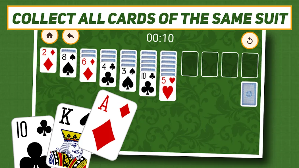 Скачать взлом Klondike Solitaire: Classic  [МОД Mega Pack] — полная версия apk на Андроид screen 3