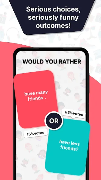 Скачать взлом Would u Rather? Party Game  [МОД Unlocked] — последняя версия apk на Андроид screen 4