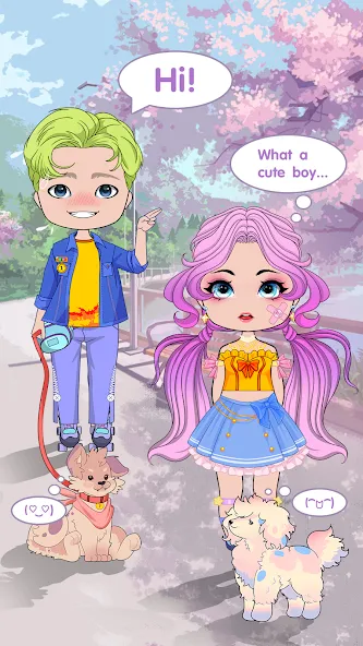 Взлом Chibi Doll Dress Up Games  [МОД Все открыто] — полная версия apk на Андроид screen 5