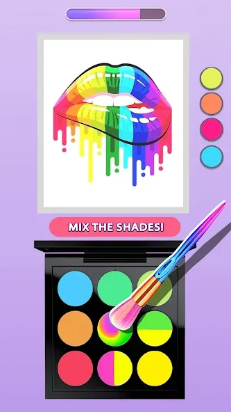 Скачать взломанную Makeup Kit — Color Mixing  [МОД Много денег] — стабильная версия apk на Андроид screen 1